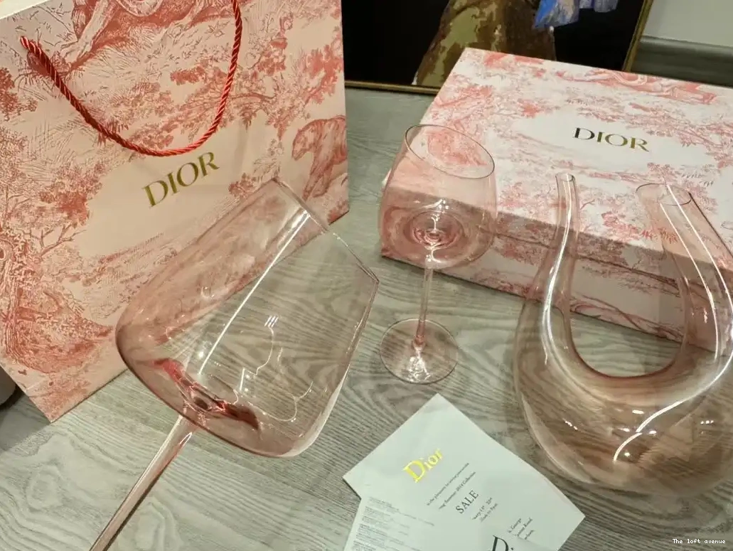 CHRISTIAN DECANTER WINE AND SET GLASSES 0522